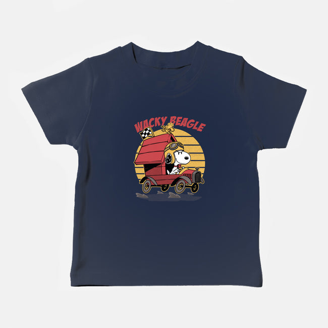 Wacky Beagle Car-Baby-Basic-Tee-Studio Mootant