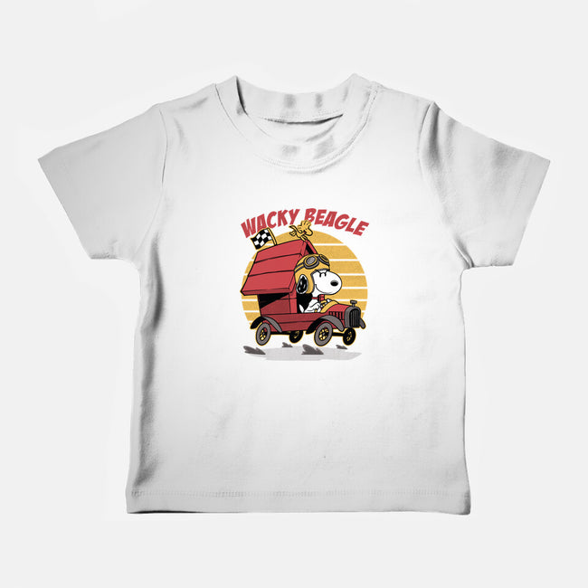 Wacky Beagle Car-Baby-Basic-Tee-Studio Mootant