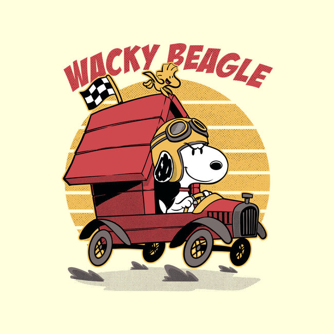 Wacky Beagle Car-None-Mug-Drinkware-Studio Mootant