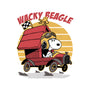 Wacky Beagle Car-None-Fleece-Blanket-Studio Mootant