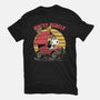 Wacky Beagle Car-Mens-Basic-Tee-Studio Mootant