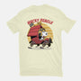 Wacky Beagle Car-Mens-Premium-Tee-Studio Mootant