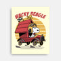 Wacky Beagle Car-None-Stretched-Canvas-Studio Mootant
