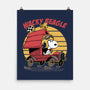 Wacky Beagle Car-None-Matte-Poster-Studio Mootant