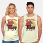 Wacky Beagle Car-Unisex-Basic-Tank-Studio Mootant