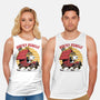 Wacky Beagle Car-Unisex-Basic-Tank-Studio Mootant