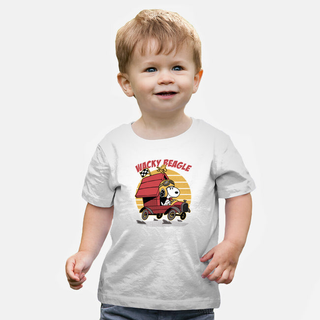 Wacky Beagle Car-Baby-Basic-Tee-Studio Mootant
