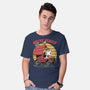 Wacky Beagle Car-Mens-Basic-Tee-Studio Mootant