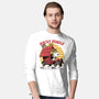 Wacky Beagle Car-Mens-Long Sleeved-Tee-Studio Mootant