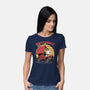Wacky Beagle Car-Womens-Basic-Tee-Studio Mootant