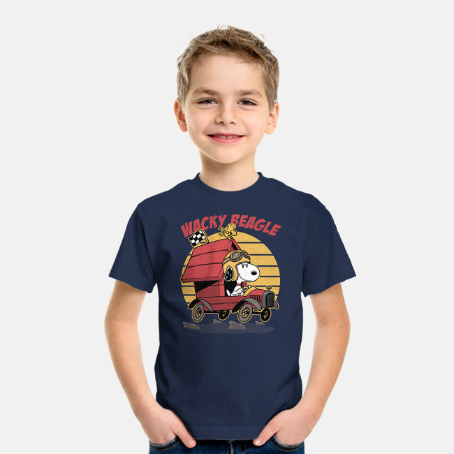 Wacky Beagle Car-Youth-Basic-Tee-Studio Mootant
