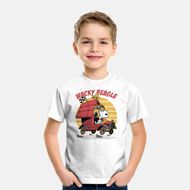 Wacky Beagle Car-Youth-Basic-Tee-Studio Mootant