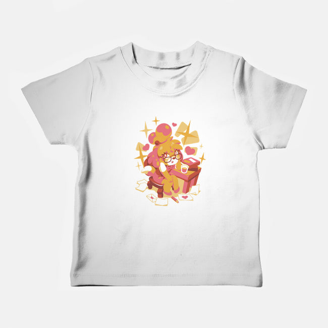 A Day At Work-Baby-Basic-Tee-ilustrata