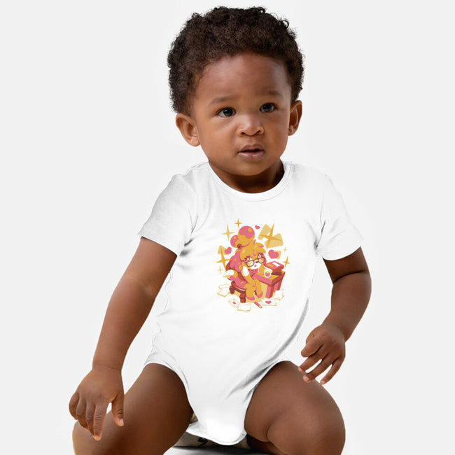 A Day At Work-Baby-Basic-Onesie-ilustrata