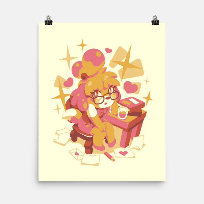 A Day At Work-None-Matte-Poster-ilustrata