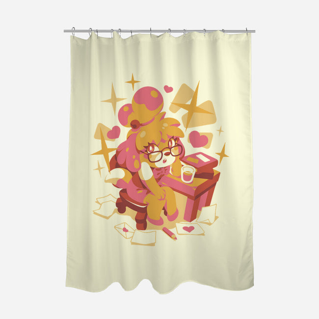 A Day At Work-None-Polyester-Shower Curtain-ilustrata