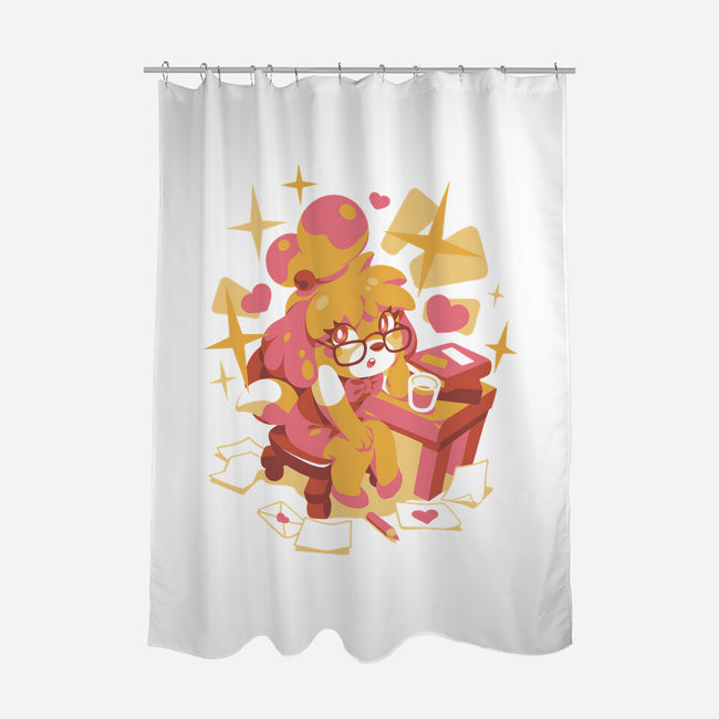 A Day At Work-None-Polyester-Shower Curtain-ilustrata