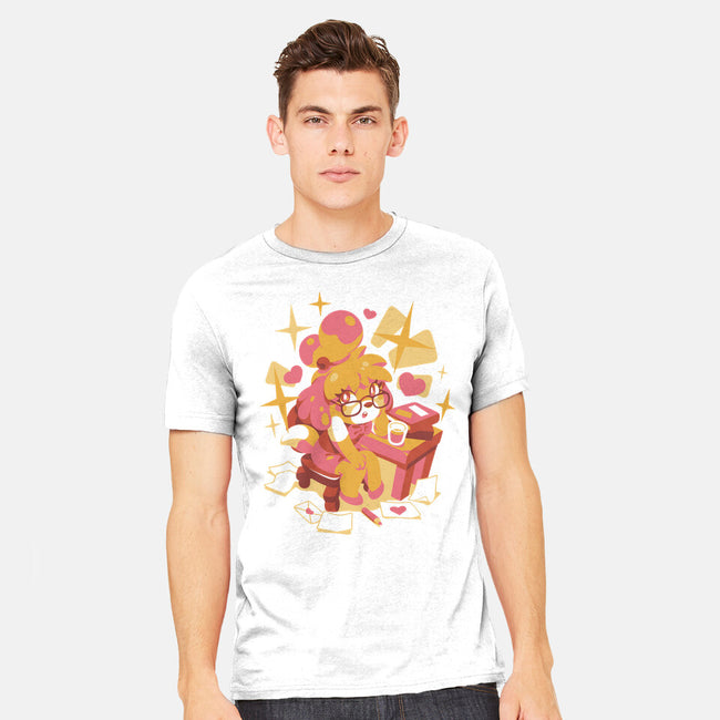 A Day At Work-Mens-Heavyweight-Tee-ilustrata
