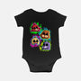 Five Nights Heads-Baby-Basic-Onesie-nickzzarto