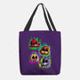 Five Nights Heads-None-Basic Tote-Bag-nickzzarto