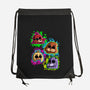 Five Nights Heads-None-Drawstring-Bag-nickzzarto