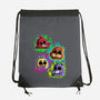 Five Nights Heads-None-Drawstring-Bag-nickzzarto