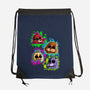 Five Nights Heads-None-Drawstring-Bag-nickzzarto