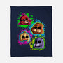 Five Nights Heads-None-Fleece-Blanket-nickzzarto