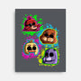 Five Nights Heads-None-Stretched-Canvas-nickzzarto
