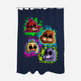 Five Nights Heads-None-Polyester-Shower Curtain-nickzzarto