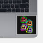 Five Nights Heads-None-Glossy-Sticker-nickzzarto