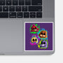 Five Nights Heads-None-Glossy-Sticker-nickzzarto