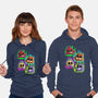Five Nights Heads-Unisex-Pullover-Sweatshirt-nickzzarto