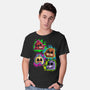 Five Nights Heads-Mens-Basic-Tee-nickzzarto