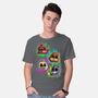Five Nights Heads-Mens-Basic-Tee-nickzzarto