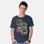 Five Nights Heads-Mens-Basic-Tee-nickzzarto