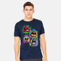 Five Nights Heads-Mens-Heavyweight-Tee-nickzzarto