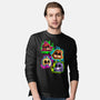 Five Nights Heads-Mens-Long Sleeved-Tee-nickzzarto