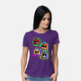 Five Nights Heads-Womens-Basic-Tee-nickzzarto