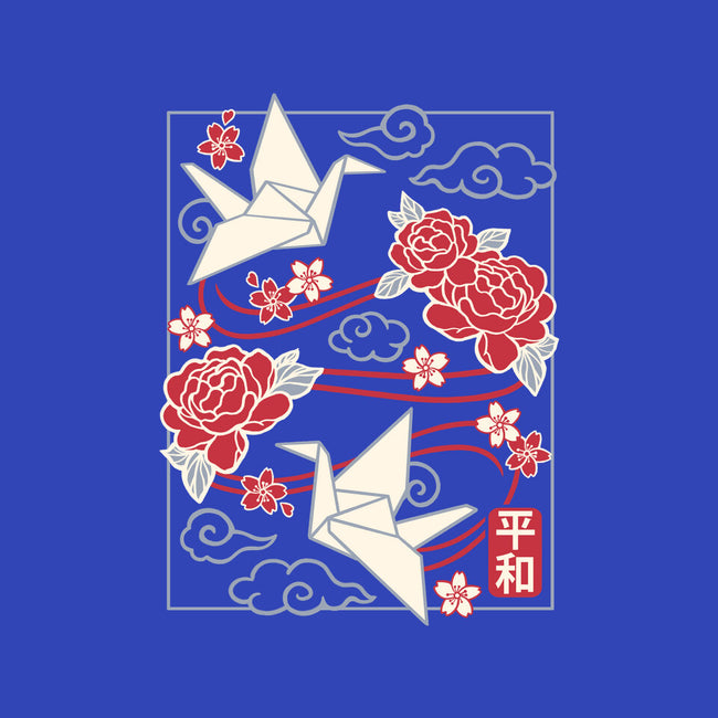 Origami Peace Crane-Womens-Fitted-Tee-NemiMakeit