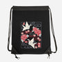 Origami Peace Crane-None-Drawstring-Bag-NemiMakeit