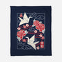 Origami Peace Crane-None-Fleece-Blanket-NemiMakeit