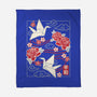 Origami Peace Crane-None-Fleece-Blanket-NemiMakeit