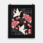 Origami Peace Crane-None-Matte-Poster-NemiMakeit