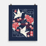 Origami Peace Crane-None-Matte-Poster-NemiMakeit