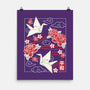 Origami Peace Crane-None-Matte-Poster-NemiMakeit
