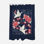 Origami Peace Crane-None-Polyester-Shower Curtain-NemiMakeit