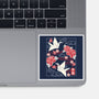 Origami Peace Crane-None-Glossy-Sticker-NemiMakeit