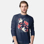 Origami Peace Crane-Mens-Long Sleeved-Tee-NemiMakeit
