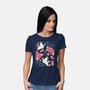 Origami Peace Crane-Womens-Basic-Tee-NemiMakeit